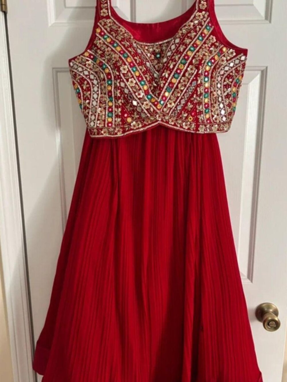 Beautiful red Indian lehenga choli